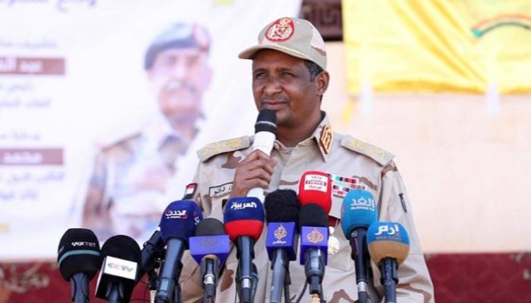 الفريق أول محمد حمدان دقلو (حميدتي) النائب الأول لرئيس مجلس السيادة السوداني