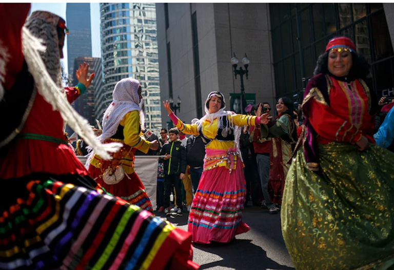 جانب من احتفالات عيد نوروز