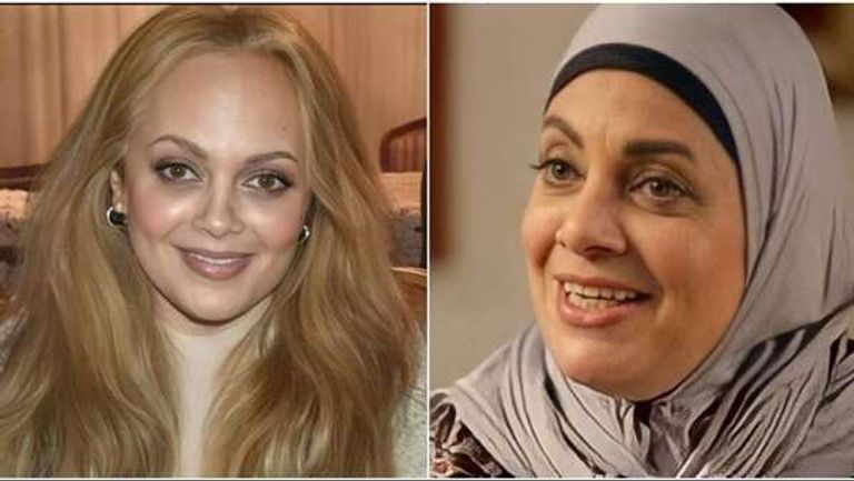 صورة الفنانة عفاف رشاد التي أثارت الجدل