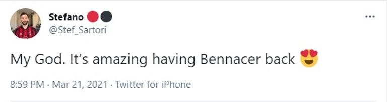 إسماعيل بن ناصر لاعب وسط ميلان