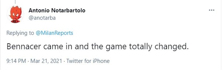 إسماعيل بن ناصر لاعب وسط ميلان