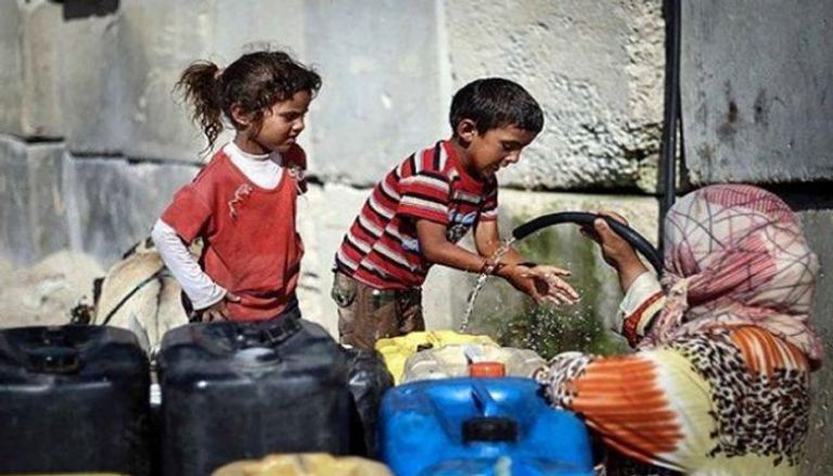  أزمة المياه شديدة في غزة 
