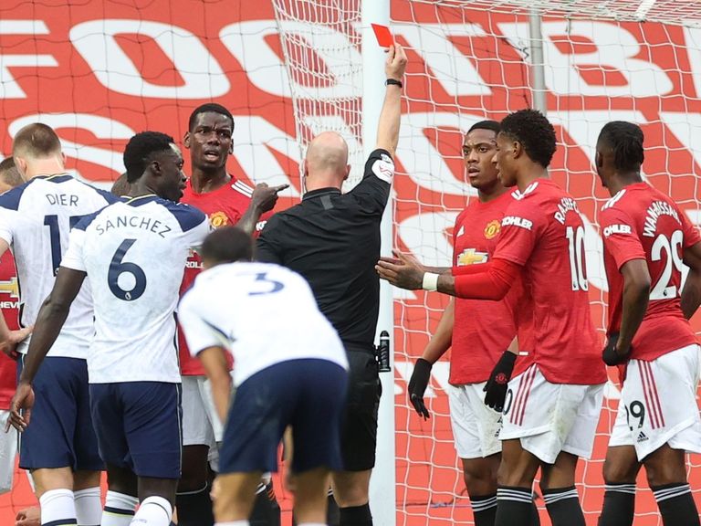 مانشستر يونايتد ضد توتنهام في الدوري الإنجليزي