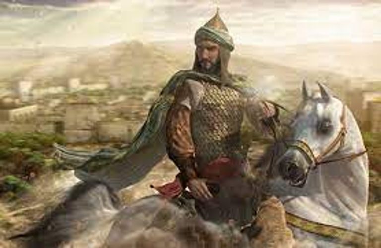 صورة تخيلية للقائد صلاح الدين الأيوبي أربيل عاصمة إقليم كردستان العراق