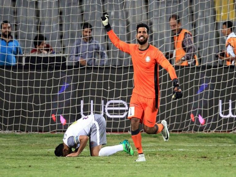 المهدي سليمان حارس بيراميدز فريق بيراميدز المصري