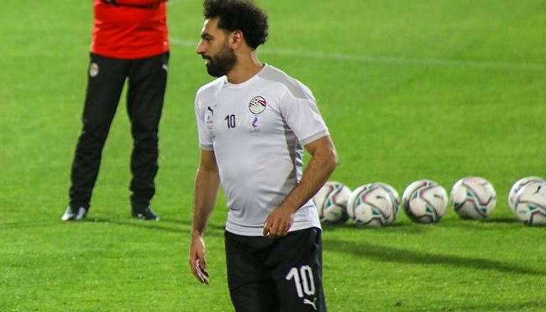 محمد صلاح بقميص منتخب مصر