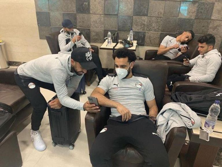 محمد صلاح بقميص منتخب مصر