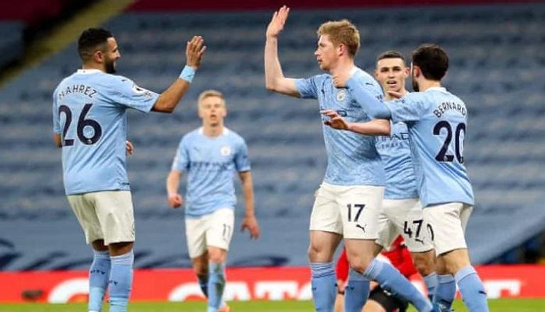 مانشستر سيتي متصدر جدول ترتيب الدوري الإنجليزي