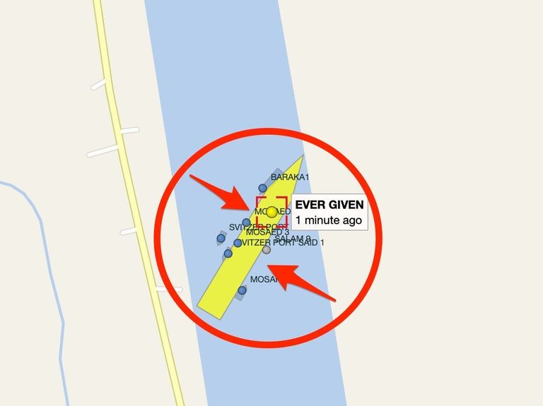 ماذا يحدث الآن بقناة السويس؟