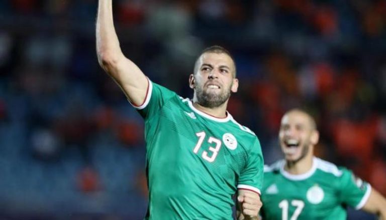 إسلام سليماني لاعب منتخب الجزائر