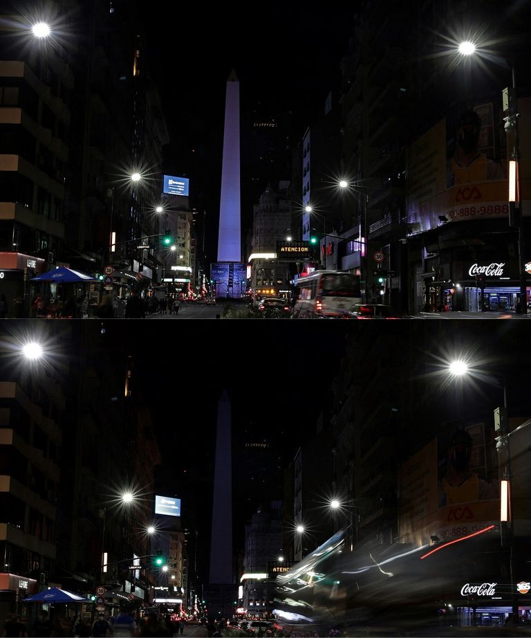 بوينس آيرس تطفئ أنوارها احتفاء بساعة الأرض