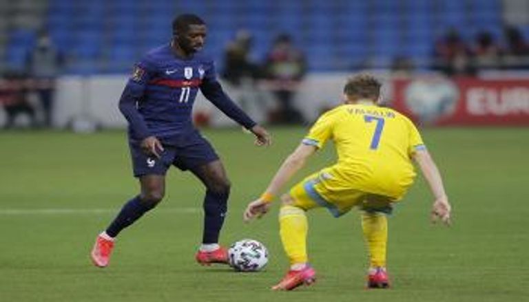 عثمان ديمبلي نجم منتخب فرنسا