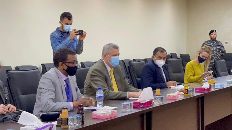 المبعوث الأممي إلى ليبيا يان كوبيش وعميد مصراتة 