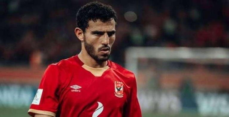 حمدي فتحي لاعب الأهلي المصري فريق الأهلي المصري