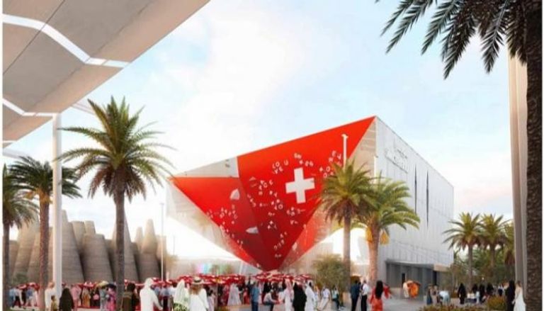 استكمال الأعمال الهيكلية لجناح سويسرا في إكسبو 2020 دبي