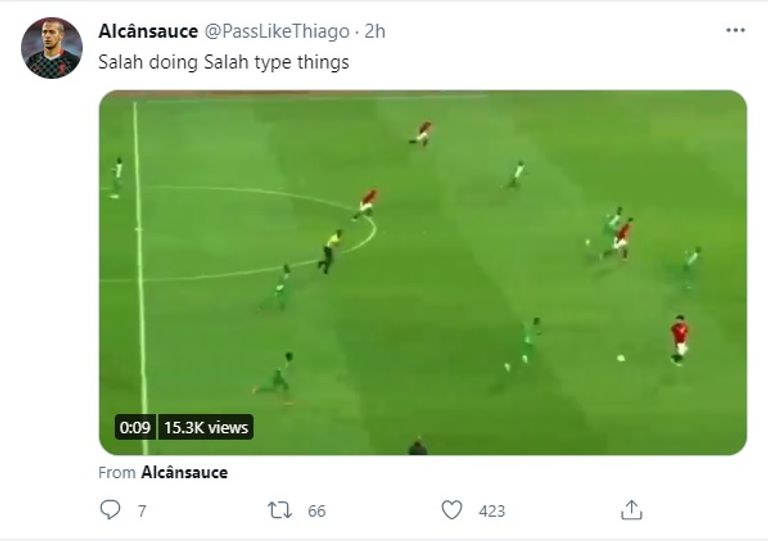 محمد صلاح لاعب منتخب مصر