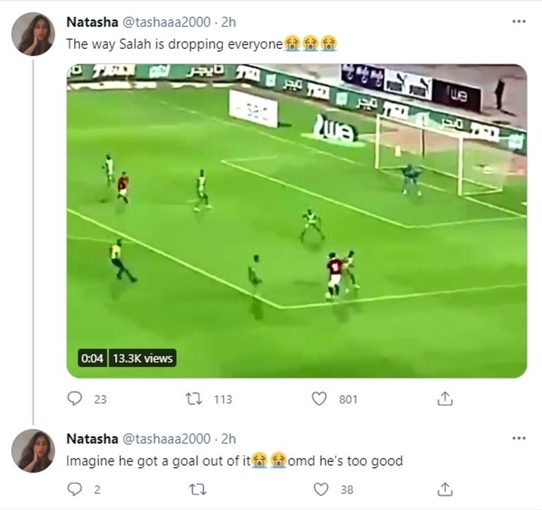 محمد صلاح لاعب منتخب مصر