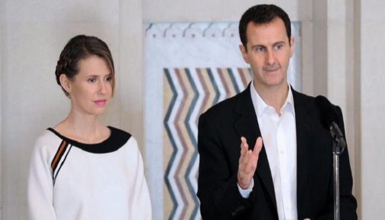 بشار الأسد وزوجته أسماء الأسد - أرشيفية