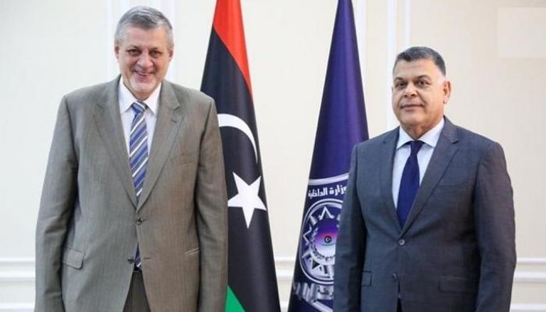 المبعوث الأممي لليبيا يان كوبيش ووزير الداخلية الليبي