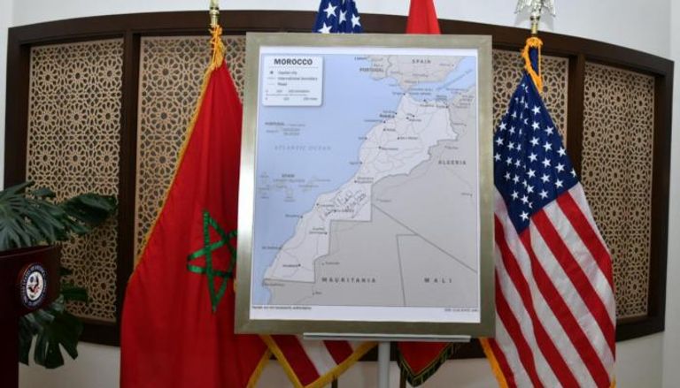الولايات المتحدة اعتمدت خريطة المغرب التي تضم صحراءه