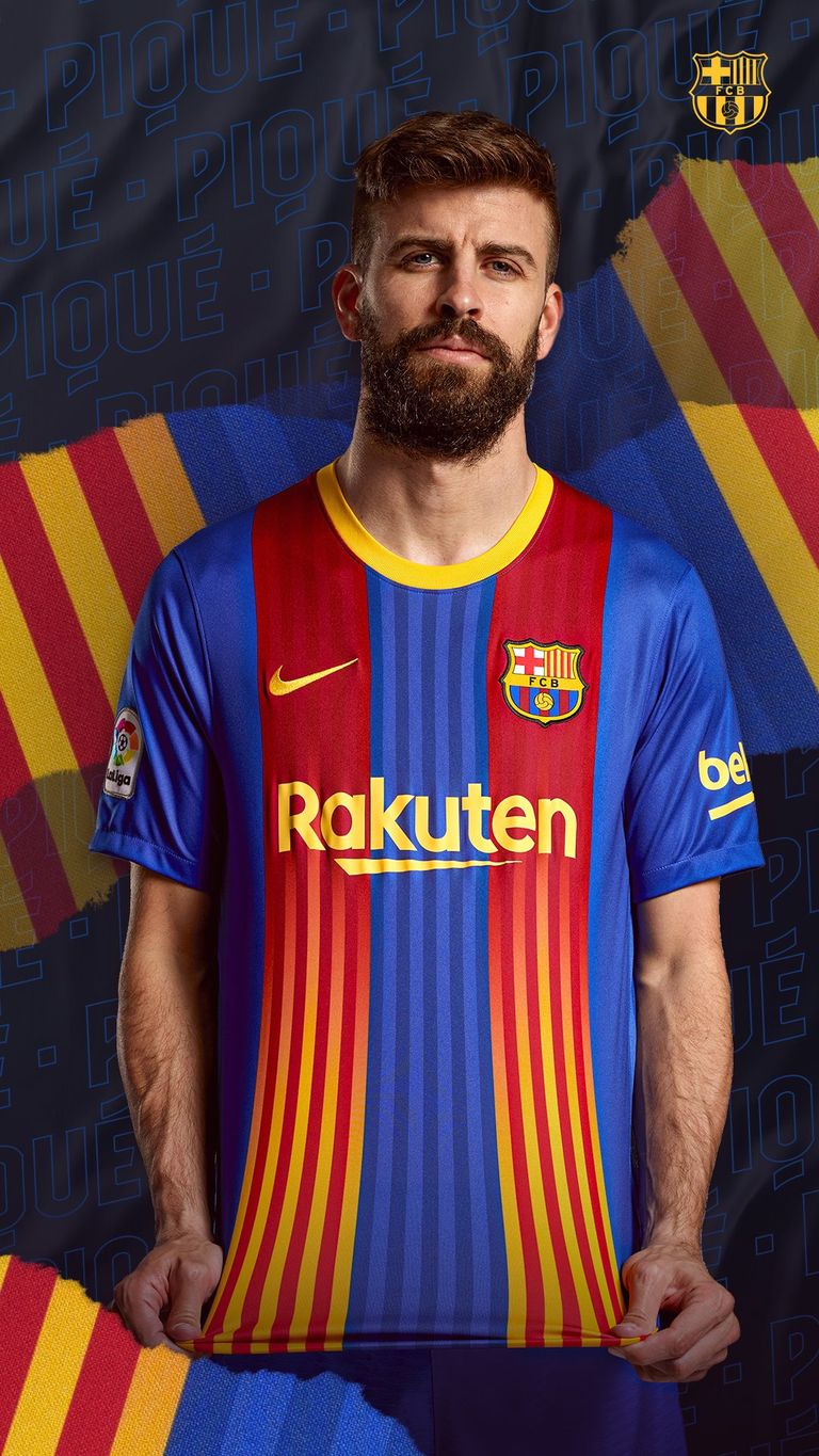 جيرارد بيكيه بقميص برشلونة