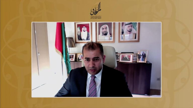 جانب من فعاليات اليوم الرابع لملتقى السفراء وممثلي البعثات التمثيلية لدولة الإمارات في الخارج الشيخ نهيان بن مبارك آل نهيان وزير التسامح والتعايش الإماراتي