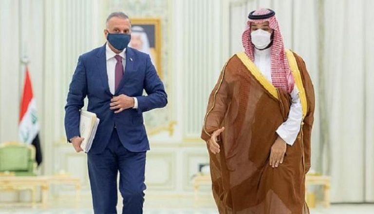 الأمير محمد بن سلمان بن عبد العزيز ورئيس الوزراء العراقي