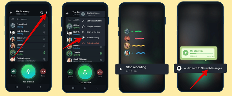 طريقة تسجيل محادثات تليجرام شعار تطبيق تليجرام