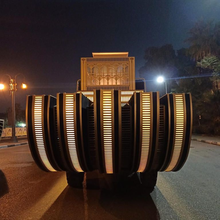 من بروفات موكب المومياوات الملكية