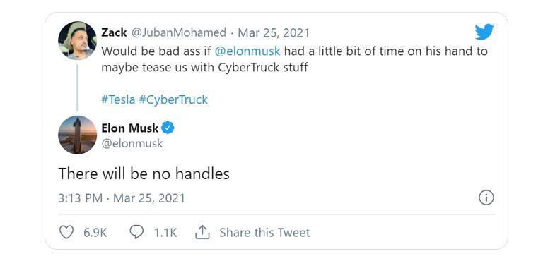 شاحنة تسلا سايبر ترك