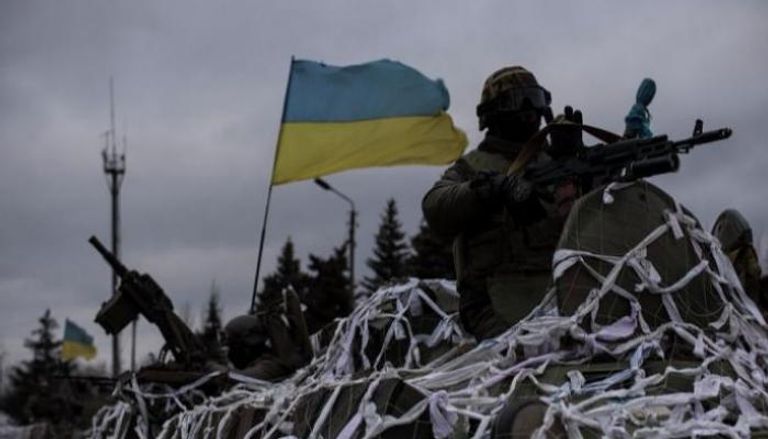 قوات من الجيش الأوكراني على الحدود- أرشيفية