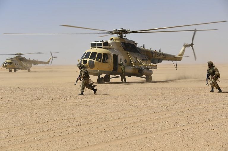 مناورة عسكرية للجيش الجزائري على الحدود مع دولة مالي