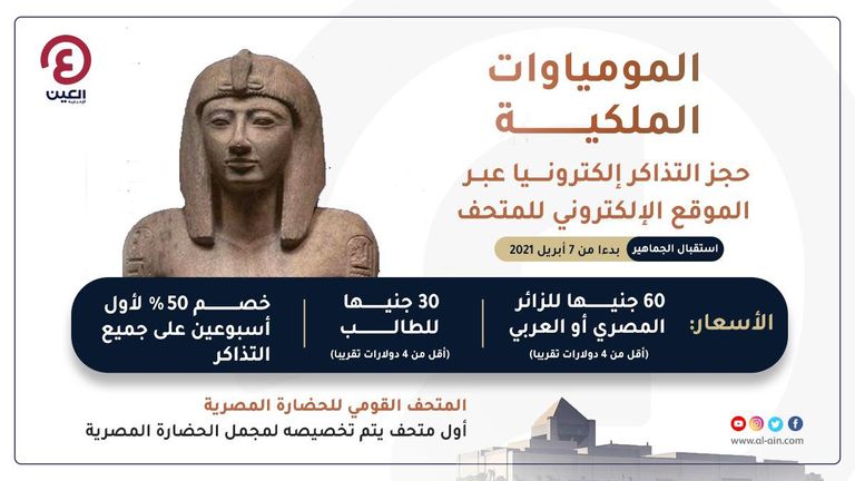 استعدادات كبيرة لموكب المومياوات الملكية في مصر