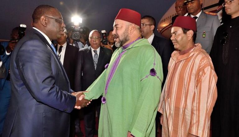 العاهل المغربي محمد السادس والرئيس السنغالي ماكي سال