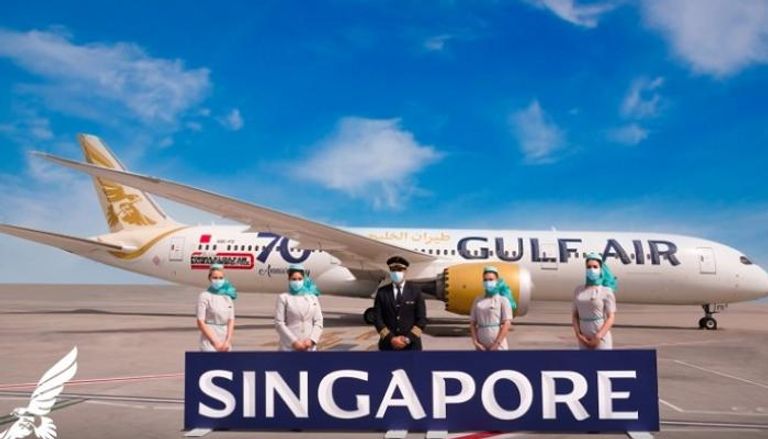 طيران الخليج تعاود رحلاتها إلى سنغافورة