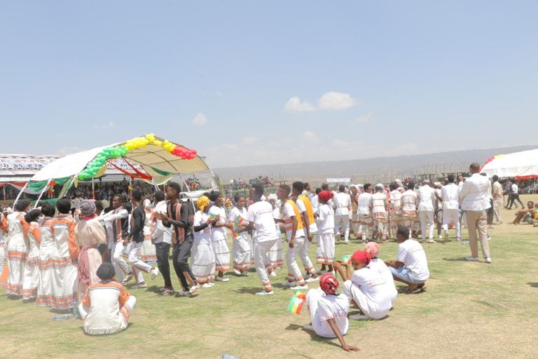 جانب من إحتفالات قومية سلطي بحضور عمدة العاصمة 