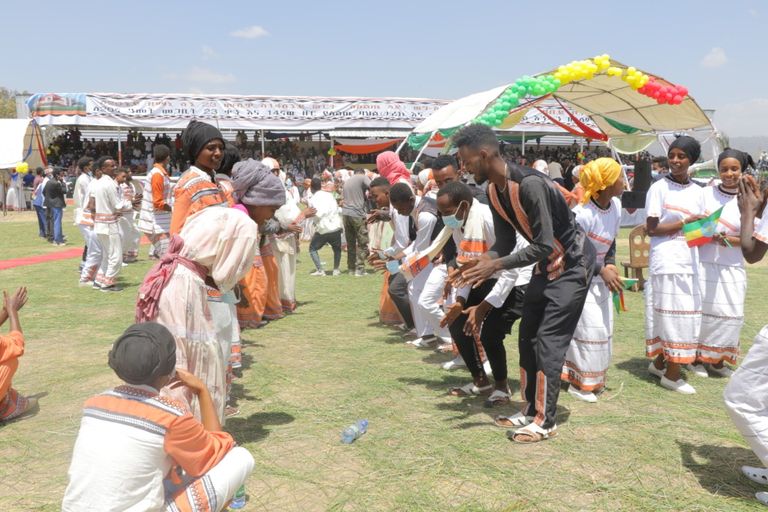 جانب من إحتفالات قومية سلطي بحضور عمدة العاصمة 
