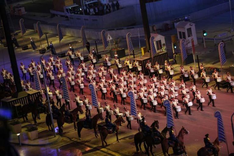 جانب من موكب نقل المومياوات الملكية