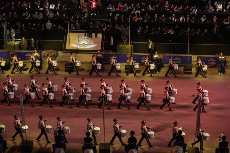 جانب من موكب نقل المومياوات الملكية