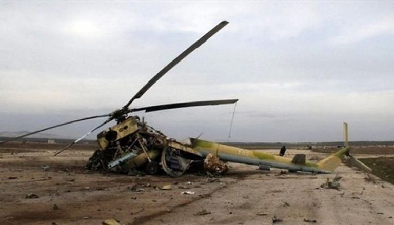 آثار تحطم طائرة سودانية - أرشيفية