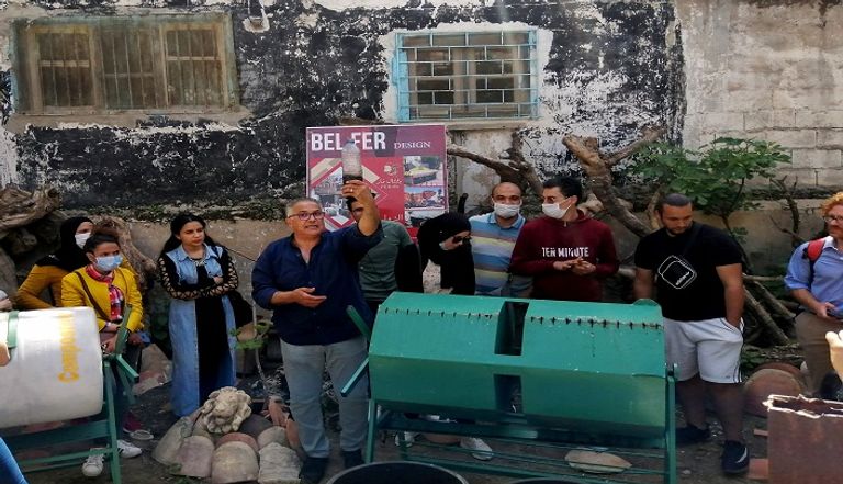 الفنان التونسي والناشط البيئي لسعد الزواري