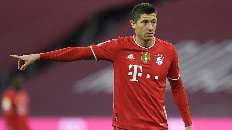 روبرت ليفاندوفسكي محمد صلاح وسيرجيو راموس