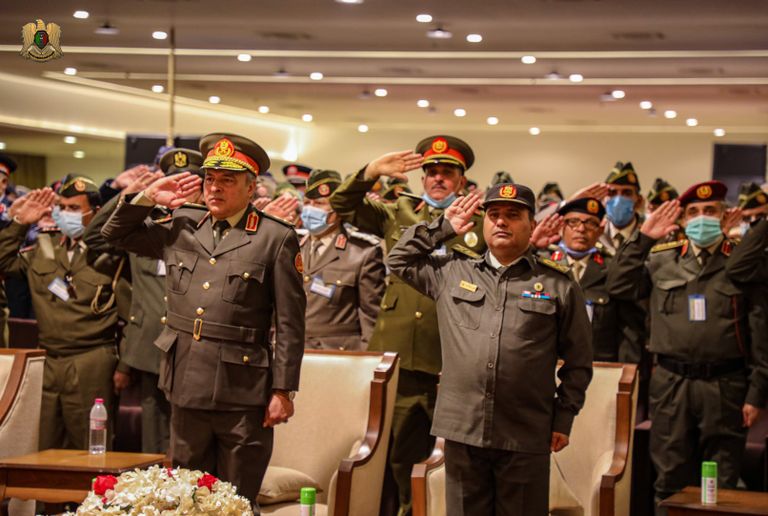 قيادات الجيش الليبي في الملتقى الأول للضباط