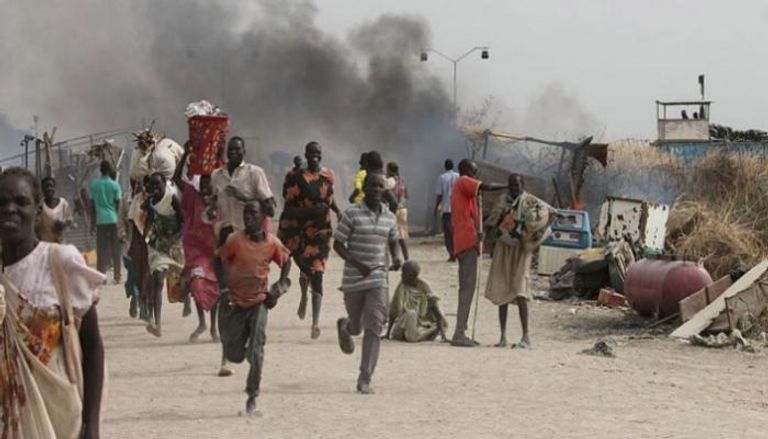 جانب من أعمال العنف في جنوب السودان - أرشيفية