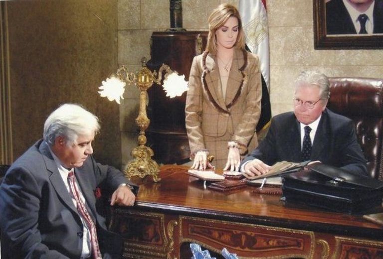 سيد عثمان وحسين فهمي الفنان سيد عثمان