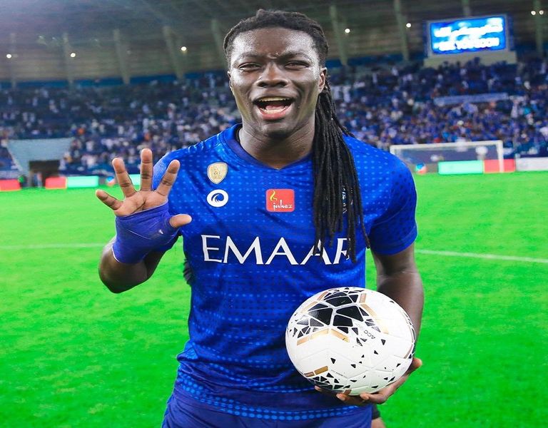 بافيتيمبي غوميز هداف الهلال السعودي الاتحاد والهلال - صورة أرشيفية