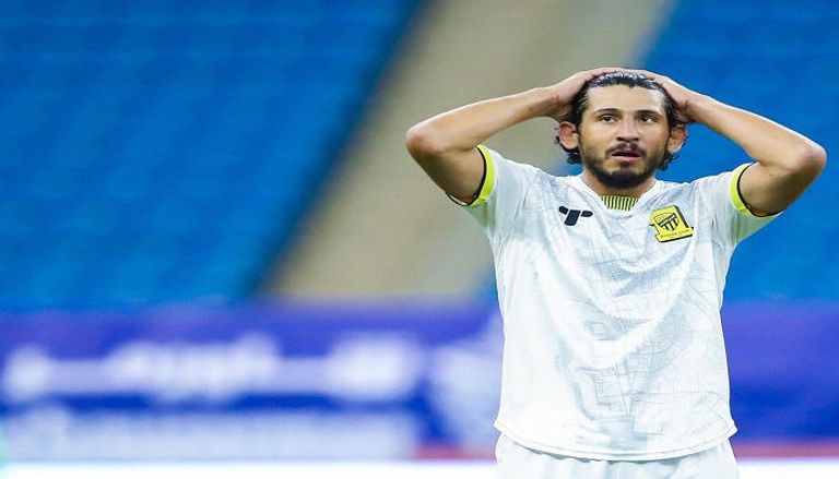 المصري أحمد حجازي مدافع الاتحاد السعودي الاتحاد والهلال - صورة أرشيفية