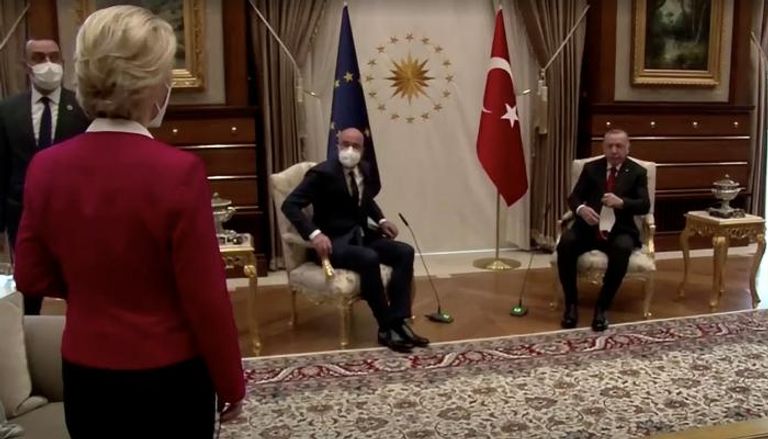 اللحظة الصادمة في الاجتماع التركي الأوروبي 