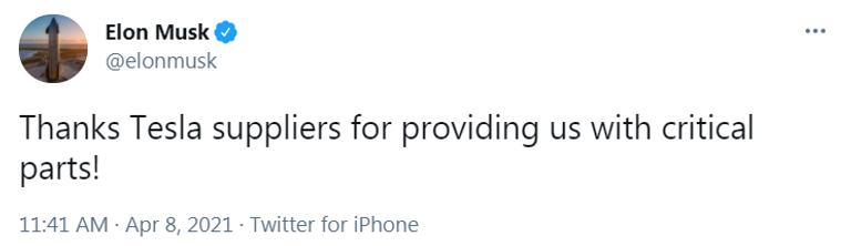 إيلون ماسك الرئيس التنفيذي لتسلا