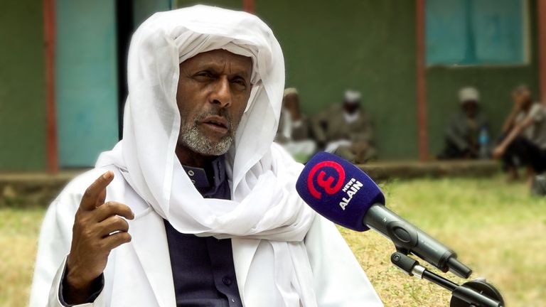 مسؤولو المجلس الإسلامي الإثيوبي أثناء مشاركتهم في الاحتفالات